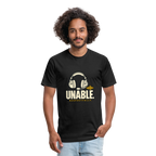 UNABLE. Respectfully. Aviation T-Shirt - black
