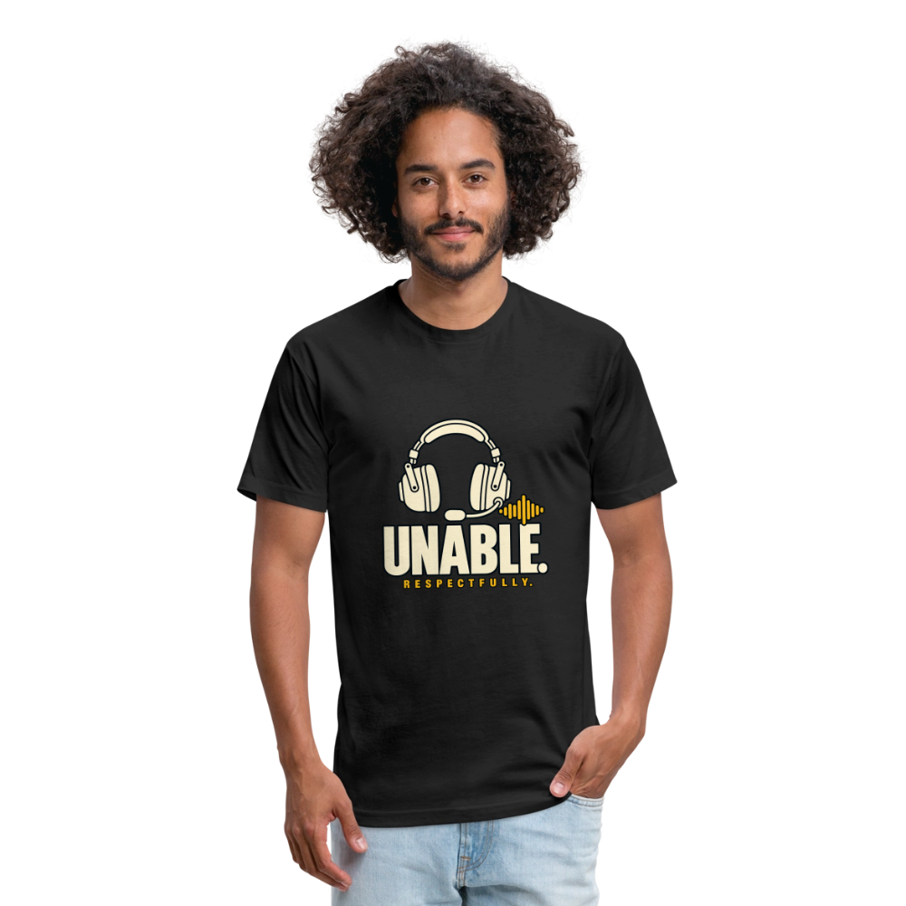 UNABLE. Respectfully. Aviation T-Shirt - black