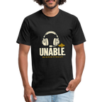 UNABLE. Respectfully. Aviation T-Shirt - black