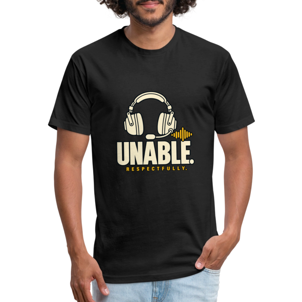 UNABLE. Respectfully. Aviation T-Shirt - black