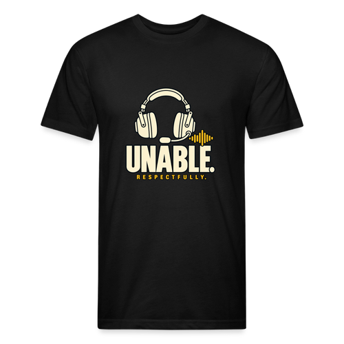 UNABLE. Respectfully. Aviation T-Shirt - black