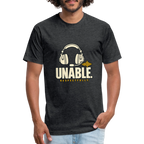 UNABLE. Respectfully. Aviation T-Shirt - heather black